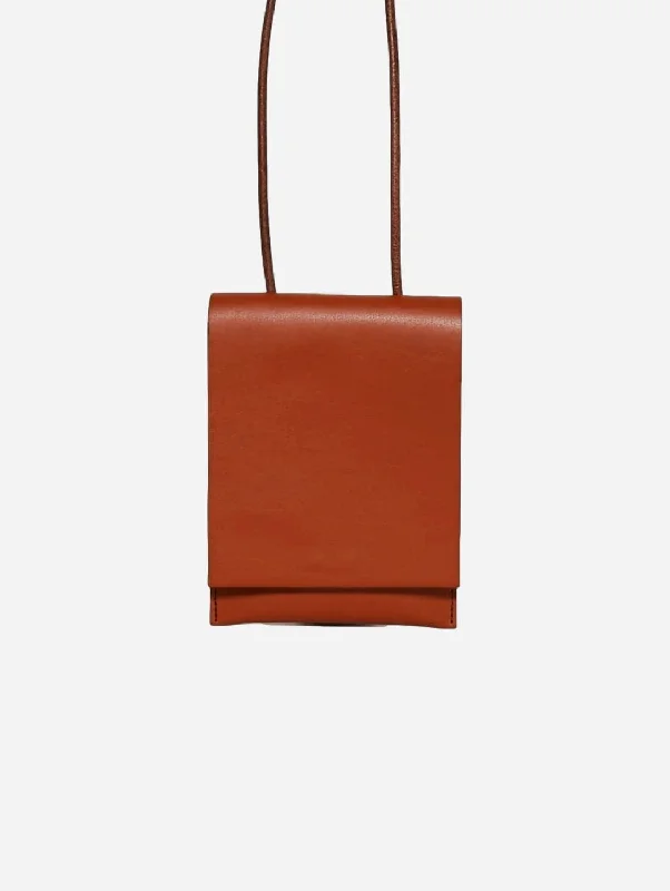 Chelou Vegan Leather Mini Bag | Brandy