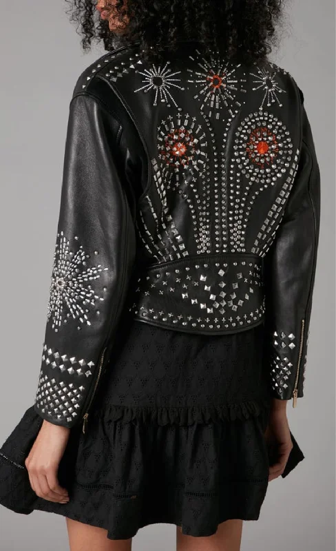 Rebel Leather Jacket - Black