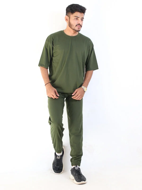 SN Men's Plain Track Suit Green