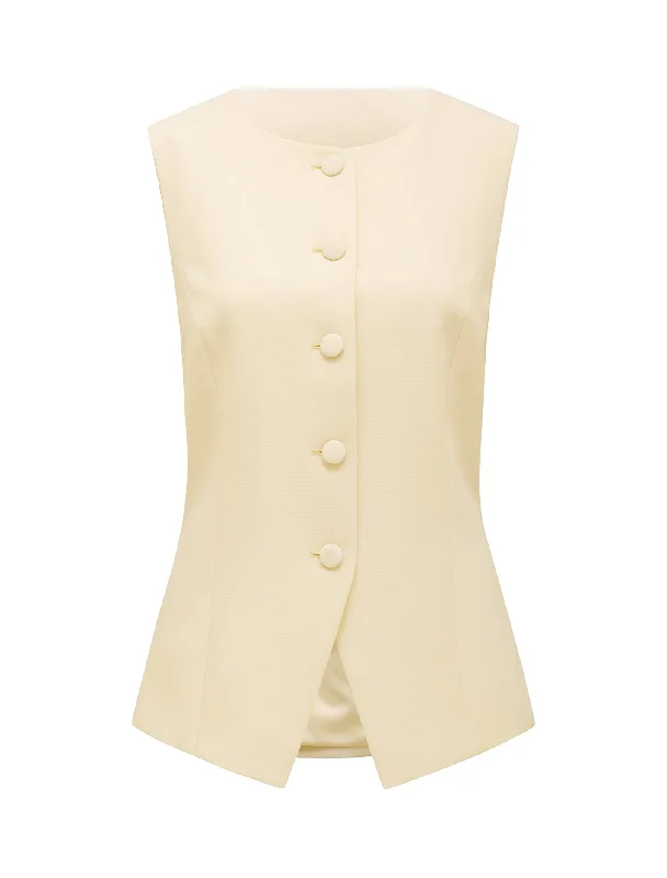 Toni High Neck Waistcoat