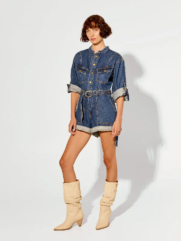 Elena Denim Playsuit