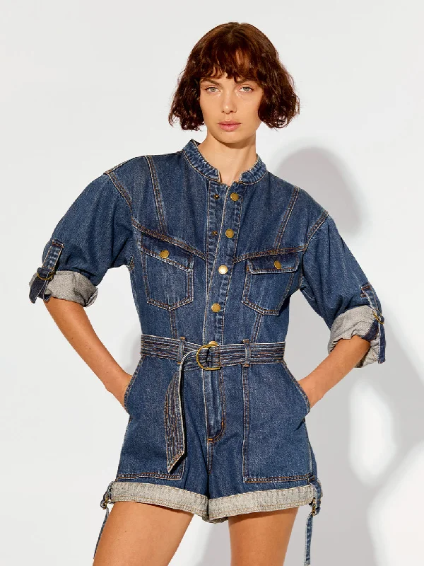 Elena Denim Playsuit