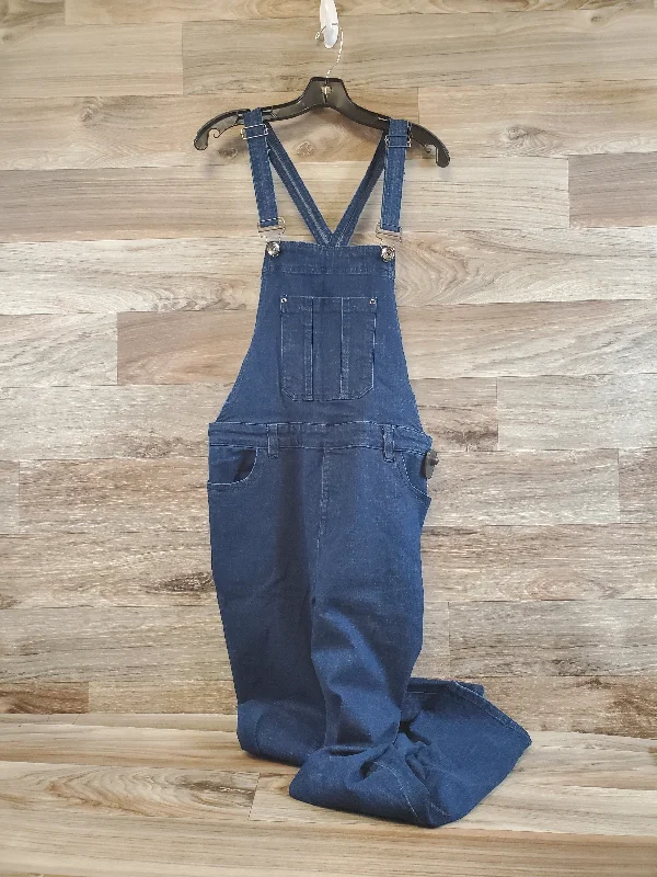 Overalls By Forever 21 In Blue Denim, Size: 1x