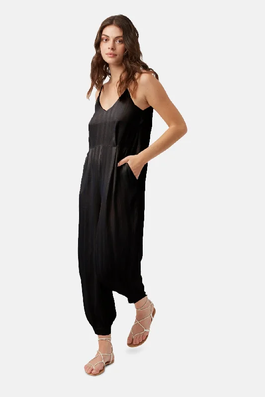 Telling Stories Jumpsuit in Black