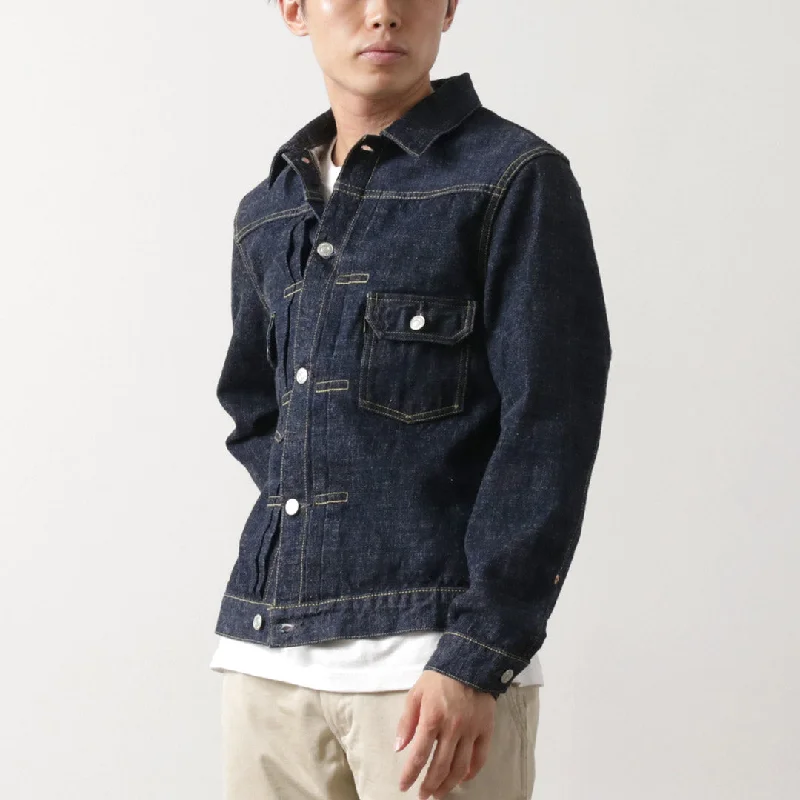 Lightweight Men's WindbreakersFOB FACTORY / F2378 G3 selvage denim 2ND jacket