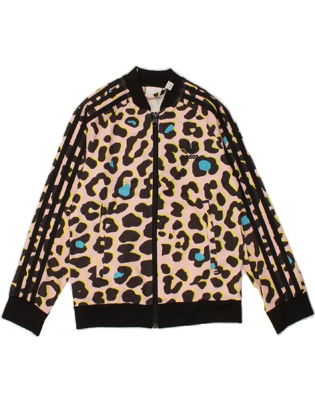 Men's Coats for Winter SportsADIDAS Girls Tracksuit Top Jacket 7-8 Years Pink Animal Print Polyester Men's Coats for Winter SportsADIDAS Girls Tracksuit Top Jacket 7-8 Years Pink Animal Print Polyester