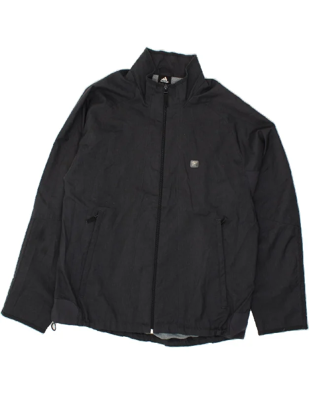 Men's Coats for All SeasonsADIDAS Mens Graphic Rain Jacket UK 44/46 Large Grey Polyester Men's Coats for All SeasonsADIDAS Mens Graphic Rain Jacket UK 44/46 Large Grey Polyester