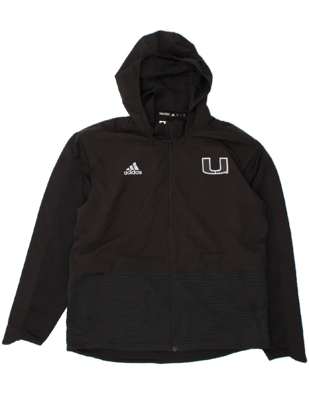 Men's Coats for Every OccasionADIDAS Mens Hooded Rain Jacket UK 40 Large Black Polyester