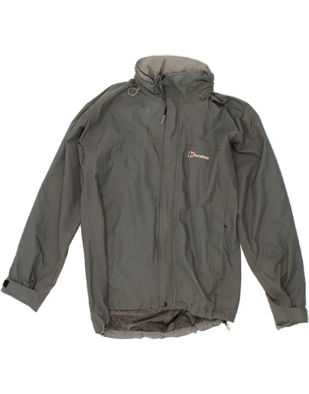 Men's Coats for Snowy WeatherBERGHAUS Mens Hooded Rain Jacket UK 38 Medium Grey Nylon Men's Coats for Snowy WeatherBERGHAUS Mens Hooded Rain Jacket UK 38 Medium Grey Nylon