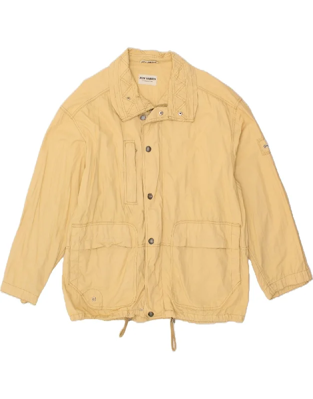 Men's Coats for Formal EventsCOLMAR Mens Bomber Jacket IT 52 Large Beige Cotton