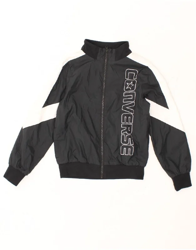 Men's Coats with Tactical FeaturesCONVERSE Boys Graphic Tracksuit Top Jacket 10-11 Years Medium Black Men's Coats with Tactical FeaturesCONVERSE Boys Graphic Tracksuit Top Jacket 10-11 Years Medium Black