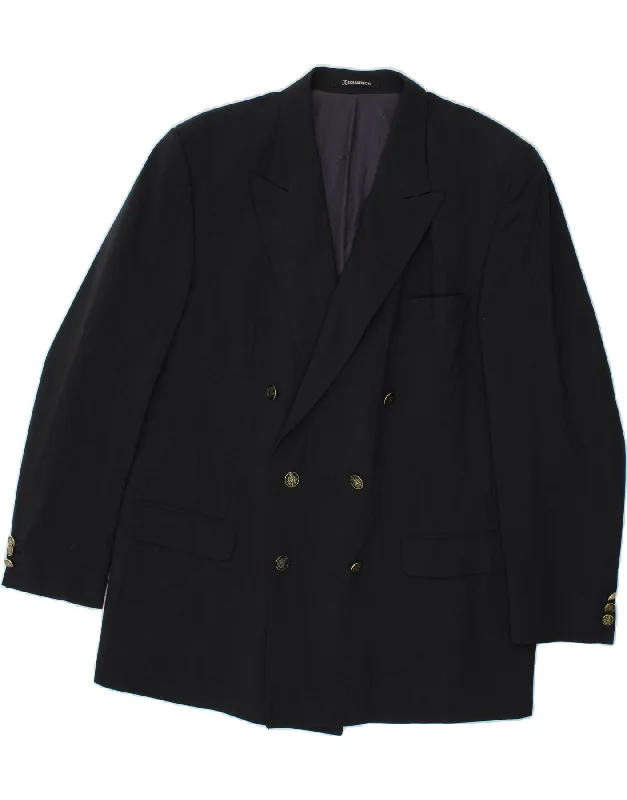Men's Coats for Winter CampingDAKS Mens Double Breasted Blazer Jacket IT 58 4XL Navy Blue New Wool Men's Coats for Winter CampingDAKS Mens Double Breasted Blazer Jacket IT 58 4XL Navy Blue New Wool