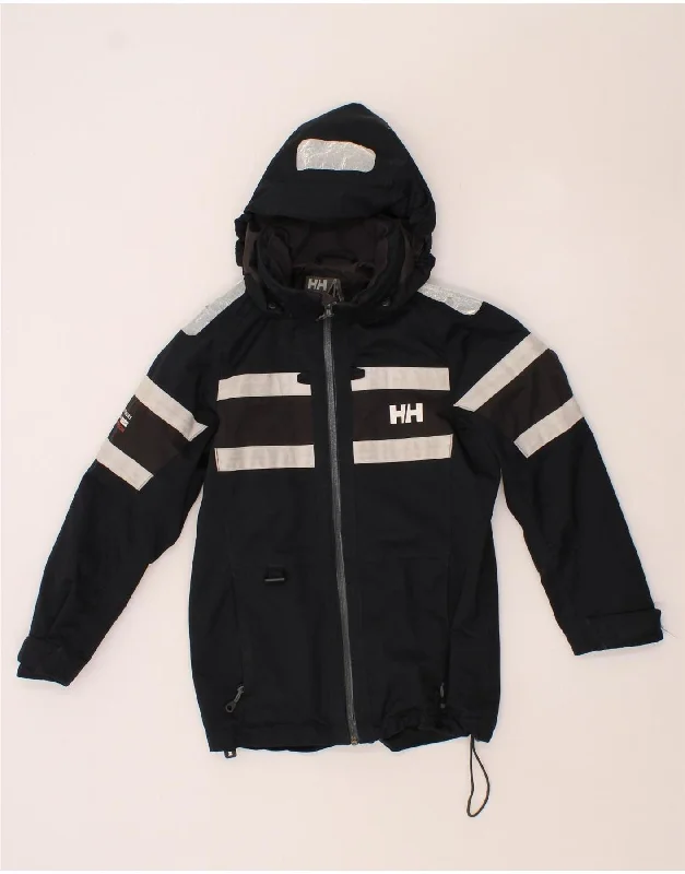 Men's Coats for SkiingHELLY HANSEN Boys Graphic Hooded Windbreaker Jacket 9-10 Years Black Men's Coats for SkiingHELLY HANSEN Boys Graphic Hooded Windbreaker Jacket 9-10 Years Black