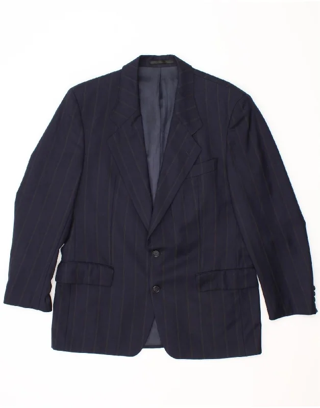 Men's Coats for Skinny MenHUGO BOSS Mens 2 Button Blazer Jacket UK 40 Large Navy Blue Pinstripe Men's Coats for Skinny MenHUGO BOSS Mens 2 Button Blazer Jacket UK 40 Large Navy Blue Pinstripe