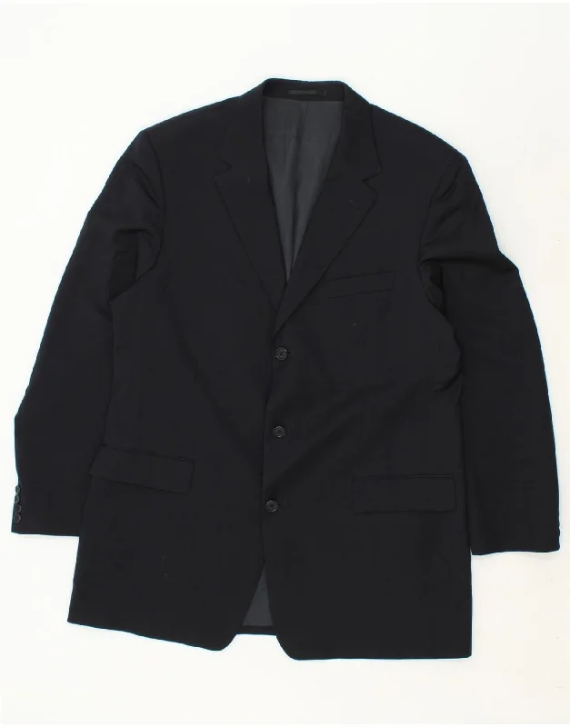 Men's Coats for Everyday WearHUGO BOSS Mens Super 100 3 Button Blazer Jacket UK 44 2XL Navy Blue Men's Coats for Everyday WearHUGO BOSS Mens Super 100 3 Button Blazer Jacket UK 44 2XL Navy Blue