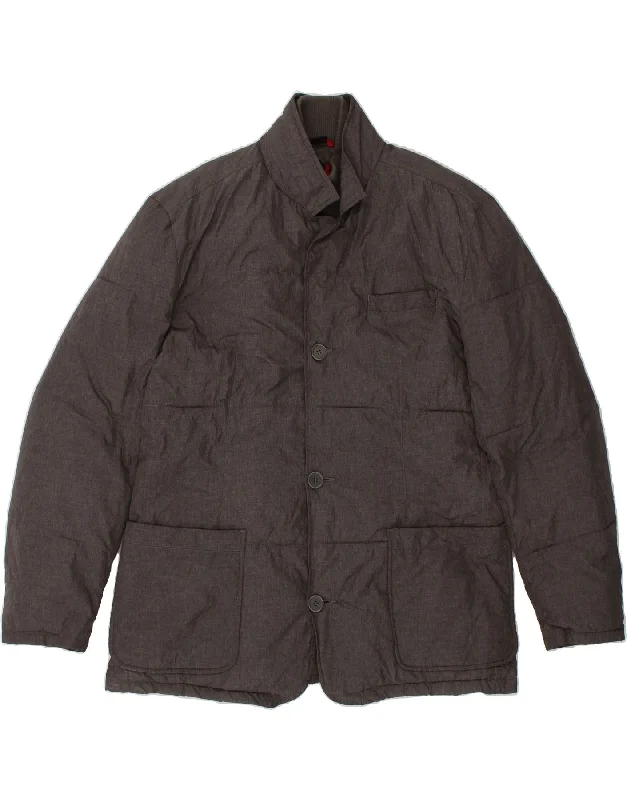High-Quality Men's Duffle CoatsKAPPA Mens Padded Jacket UK 46 3XL Grey Polyamide