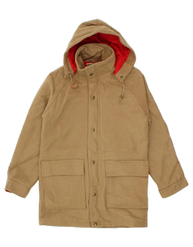 Men's Coats with Convertible CollarsL.L.BEAN Mens Hooded Parka Jacket UK 36 Small Beige Wool Men's Coats with Convertible CollarsL.L.BEAN Mens Hooded Parka Jacket UK 36 Small Beige Wool