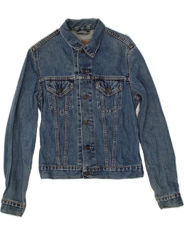 Men's Coats with Inner PocketsLEVI'S Girls Denim Jacket 10-11 Years Medium Blue Cotton Men's Coats with Inner PocketsLEVI'S Girls Denim Jacket 10-11 Years Medium Blue Cotton