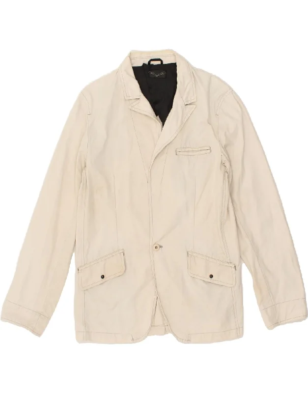 Men's Coats with Synthetic InsulationLEVI'S Mens 1 Button Blazer Jacket UK 36 Small Off White Men's Coats with Synthetic InsulationLEVI'S Mens 1 Button Blazer Jacket UK 36 Small Off White