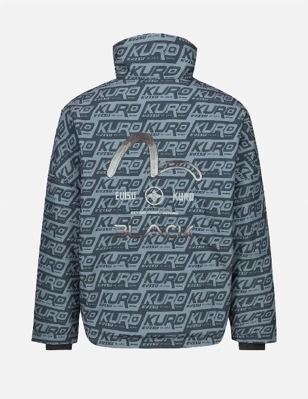 Best Men's Leather CoatsMonogram Print Padded Jacket