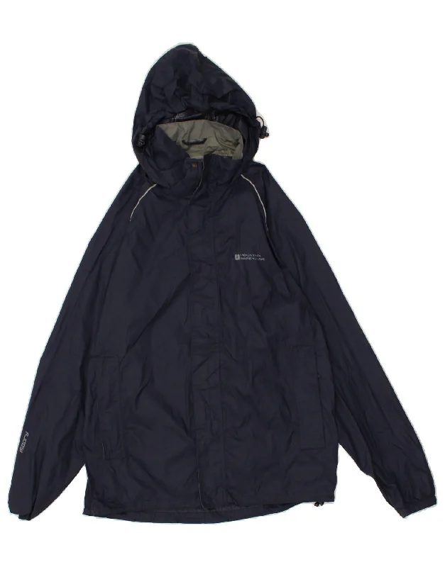 Affordable Men's Winter CoatsMOUNTAIN WAREHOUSE Mens Hooded Rain Jacket UK 36 Small Navy Blue Nylon Affordable Men's Winter CoatsMOUNTAIN WAREHOUSE Mens Hooded Rain Jacket UK 36 Small Navy Blue Nylon
