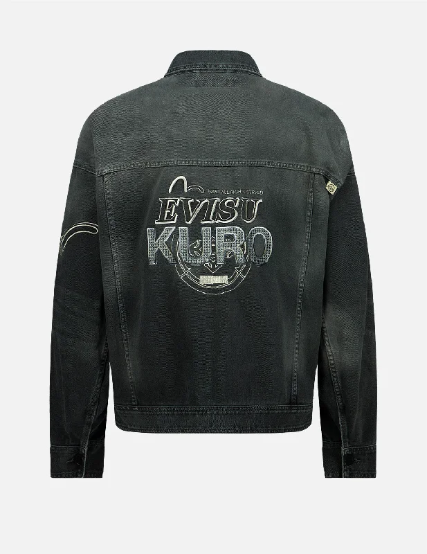 Men's Coats Made in ItalyMulti-Pocket Zip-up Denim Jacket