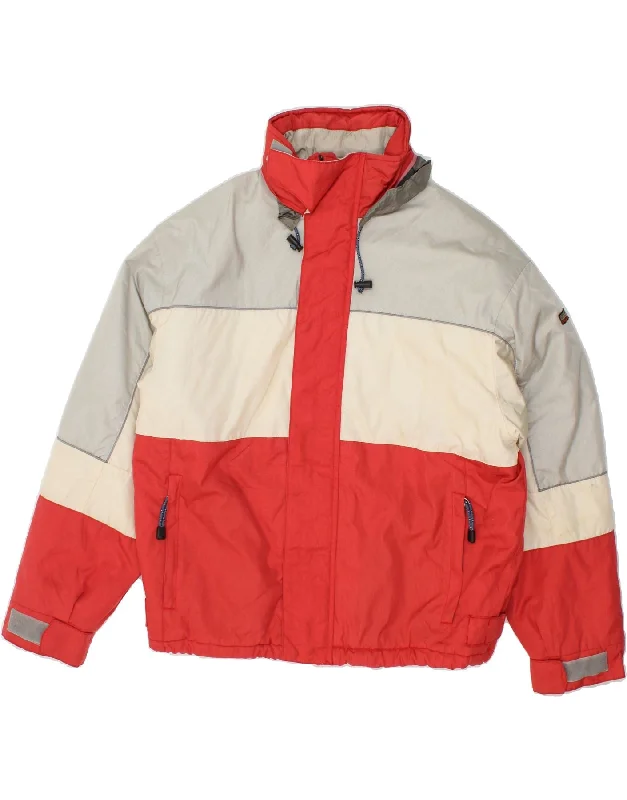Men's Coats for RunningNAPAPIJRI Mens Hooded Windbreaker Jacket UK 38 Medium Red Colourblock Men's Coats for RunningNAPAPIJRI Mens Hooded Windbreaker Jacket UK 38 Medium Red Colourblock