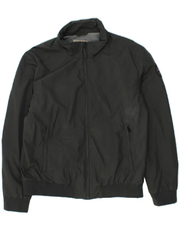 Men's Coats for SnowshoeingNAPAPIJRI Mens Regular Fit Bomber Jacket UK 44 2XL Grey Polyamide Men's Coats for SnowshoeingNAPAPIJRI Mens Regular Fit Bomber Jacket UK 44 2XL Grey Polyamide