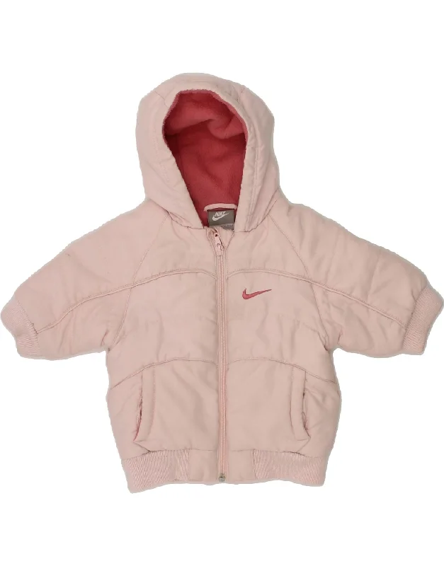 High-Quality Men's Duffle CoatsNIKE Baby Girls Hooded Padded Jacket 3-6 Months Pink Polyester High-Quality Men's Duffle CoatsNIKE Baby Girls Hooded Padded Jacket 3-6 Months Pink Polyester