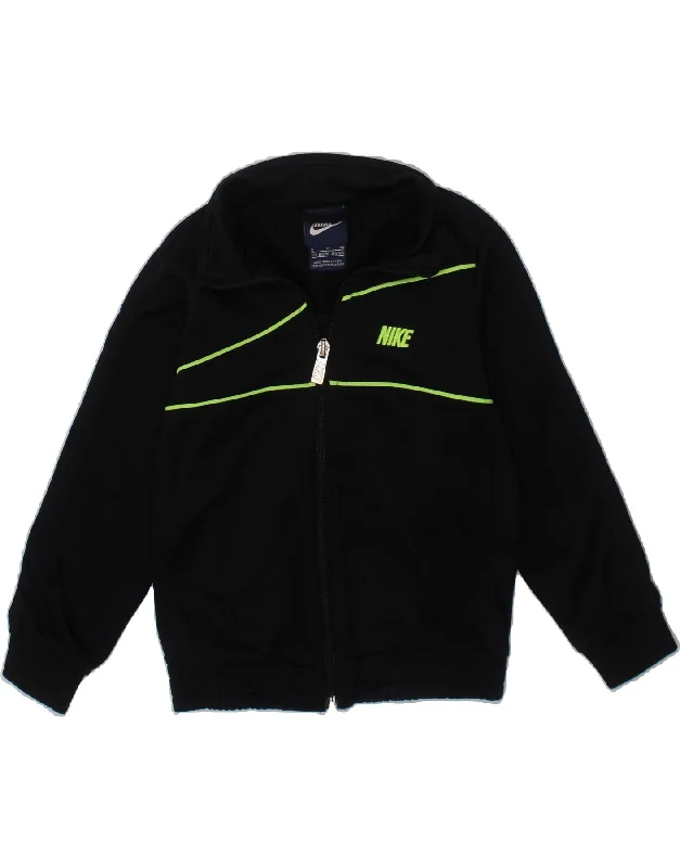 Elegant Men's Wool CoatsNIKE Boys Tracksuit Top Jacket 4-5 Years Small Black Striped Polyester Elegant Men's Wool CoatsNIKE Boys Tracksuit Top Jacket 4-5 Years Small Black Striped Polyester