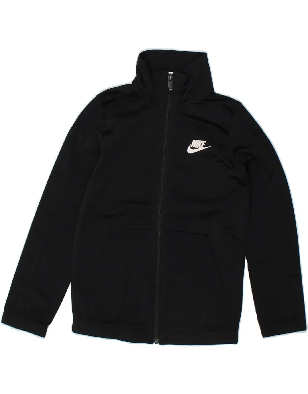 Men's Coats with Velcro ClosuresNIKE Boys Tracksuit Top Jacket 7-8 Years XS Black Polyester Men's Coats with Velcro ClosuresNIKE Boys Tracksuit Top Jacket 7-8 Years XS Black Polyester