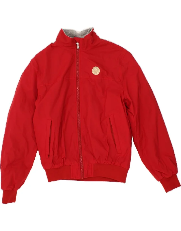 Men's Coats for Skinny MenNORTH SAILS Mens Bomber Jacket UK 38 Medium Red Nylon