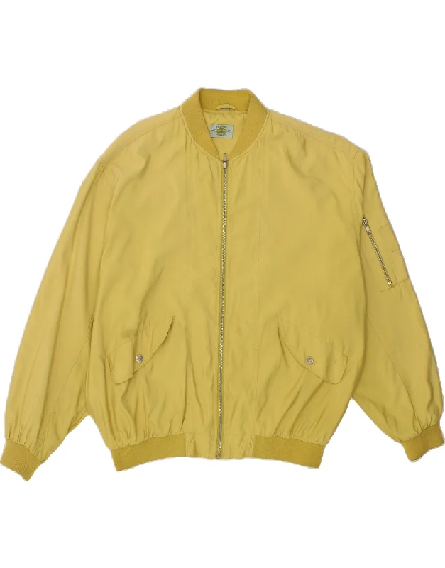 Men's Coats for SnowshoeingS.OLIVER Mens Bomber Jacket UK 40 Large Yellow