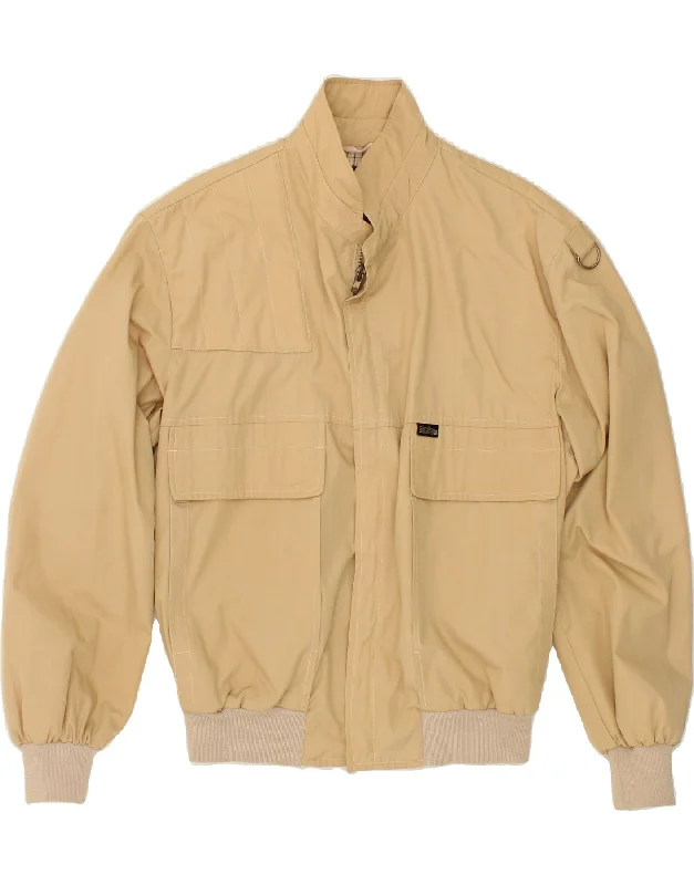 Modern Men's Field JacketsSTRATOS Mens Bomber Jacket IT 50 Large Beige Cotton