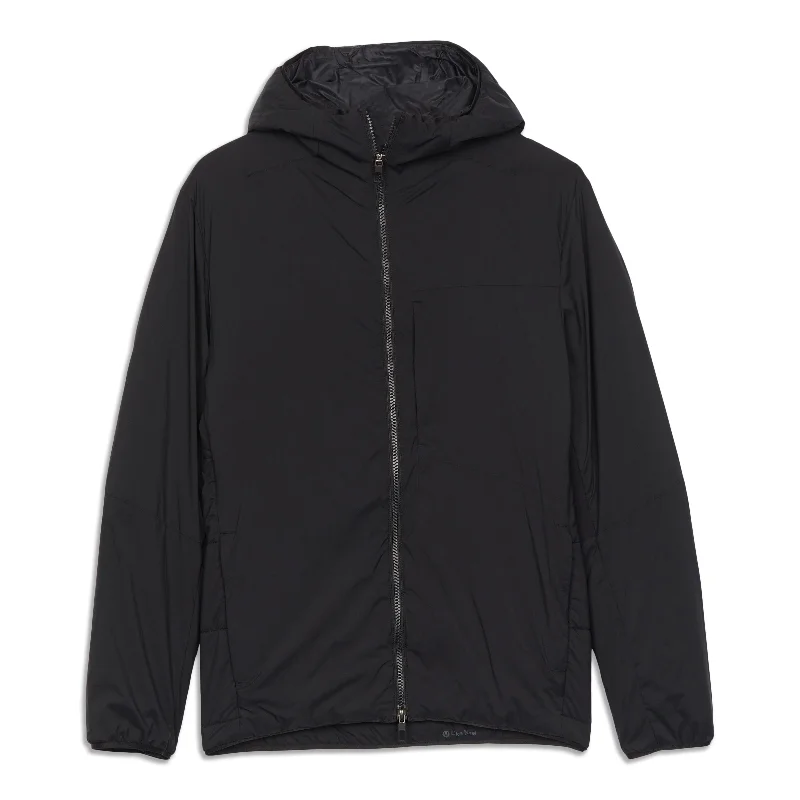 Men's Coats with Ripstop FabricThe Quilt Back Hooded Jacket - Resale