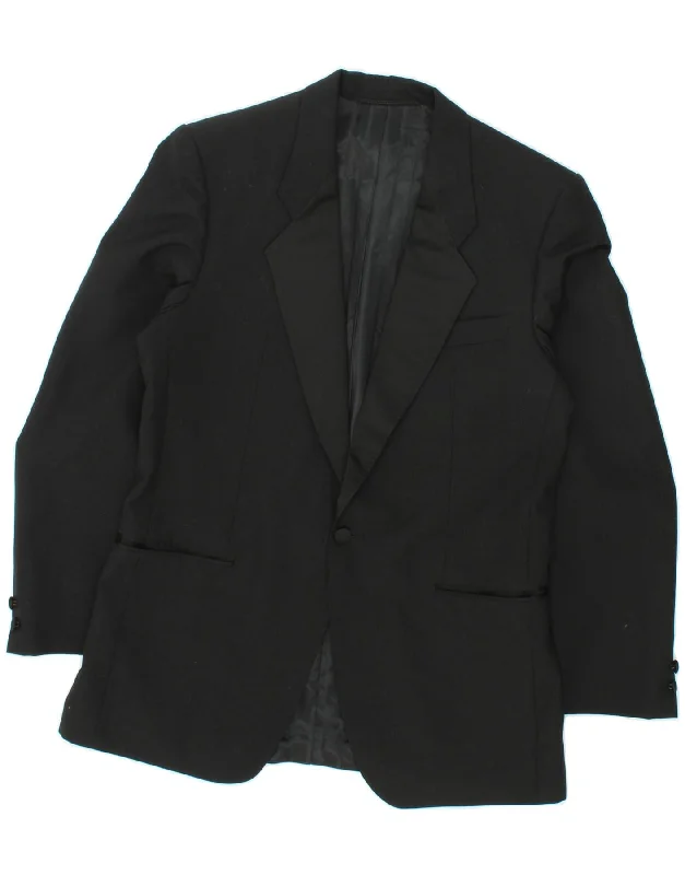Best Men's Leather CoatsTREVIRA Mens 1 Button Blazer Jacket UK 36 Small Black Polyester Best Men's Leather CoatsTREVIRA Mens 1 Button Blazer Jacket UK 36 Small Black Polyester