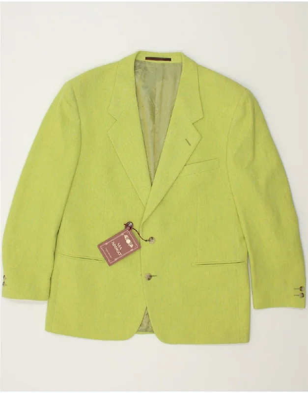 Men's Coats with Magnetic ClosuresVIA ARDIGO Mens Styled By Corneliani 2 Button Blazer Jacket IT 52 XL Green Men's Coats with Magnetic ClosuresVIA ARDIGO Mens Styled By Corneliani 2 Button Blazer Jacket IT 52 XL Green