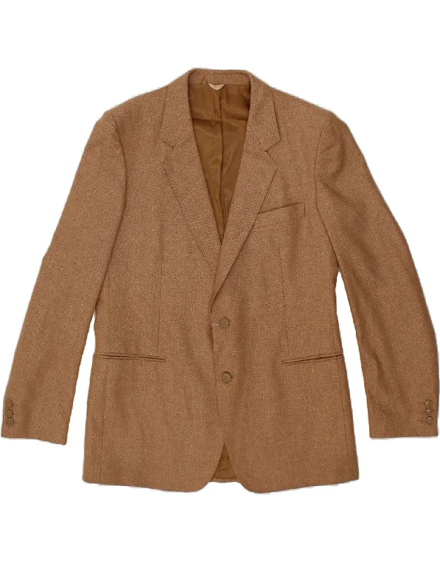 Men's Coats with Removable LiningsVINTAGE Mens 2 Button Blazer Jacket IT 54 2XL Brown Herringbone Wool Men's Coats with Removable LiningsVINTAGE Mens 2 Button Blazer Jacket IT 54 2XL Brown Herringbone Wool