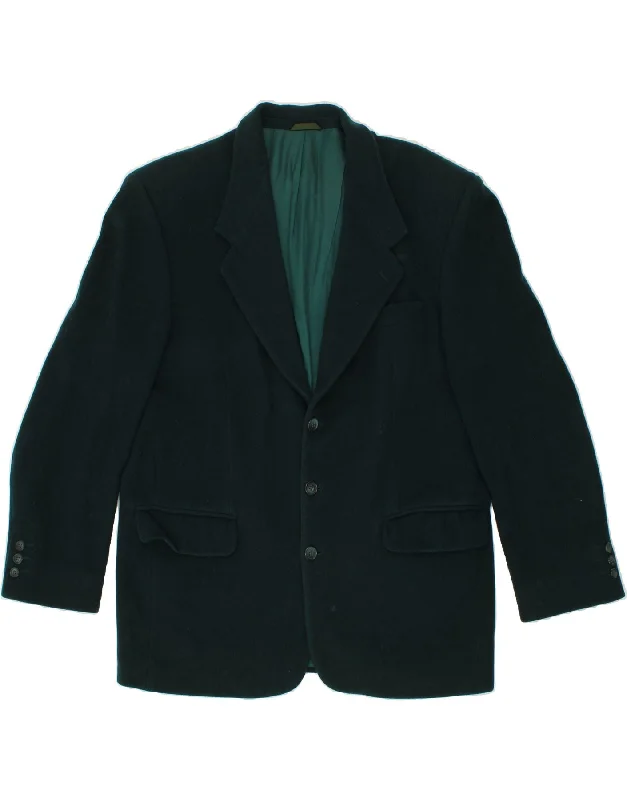 Men's Coats with Hidden PocketsVINTAGE Mens 3 Button Blazer Jacket UK 40 Large Green Wool Men's Coats with Hidden PocketsVINTAGE Mens 3 Button Blazer Jacket UK 40 Large Green Wool