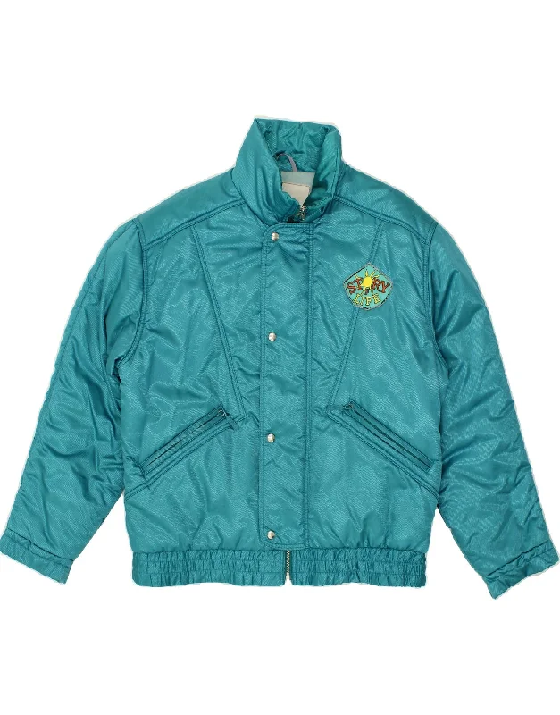 Essential Men's Puffer JacketsVINTAGE Mens Windbreaker Jacket UK 42 XL Blue